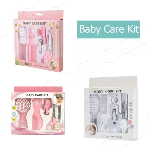 6pcs Baby Care Set Hair Comb Grooming Brush Set Nail Trimmer Scissors Clipper Hygiene Kit Healthcare Tools Sets for Toddler Gift