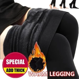 8 Colors Fluff Lined Winter Thermal Thick Pantyhos Slim Leggings Warm Tights Stretch Pants