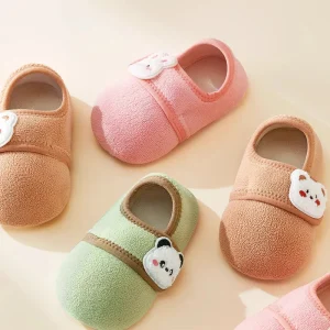 AIBEDILA Non-Slip Baby Floor Socks First Walking Shoes for Boys Girls Toddler Indoor House Socks Multi Colors Fall/Winter 1-4Y