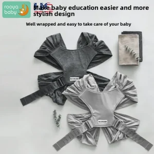 Adjustable X-Shape Soft Ergonomic Baby Wrap Breathable Hug Towels Portable Hip Seat Foldable Front Hugging Style Travel Carrier