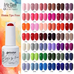 Arte Clavo HEMA TPO FREE Gel Nail Polish 15ML Long Lasting For Manicure Semi Permanent Nail Art UV LED Gel Varnish Nail Supplies