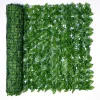 Artificial Hedge Privacy Fence Screen for Indoor Outdoor Decor 118'' X 39'' Fake Leaf Fence Panel 3x1m Home Garden Patio Screen