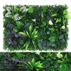Artificial Plants Grass Wall Panel Boxwood Hedge for Indoor Outdoor Home Garden Vertical Decoration Fake Plant Grass Wedding