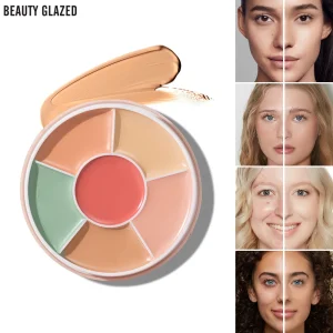 BEAUTY GLAZED Concealer Cream 3 Color Color Correction Long Wearing Full Coverage Waterproof Acne Dark Circles Brightening