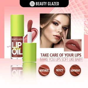 BEAUTY GLAZED Rare Bright Lustrous Lip Essence Lip Oil Moisturizing Shine Shimmer Plumping Lip Tint Lip Care Lip Gloss Glaze Ma