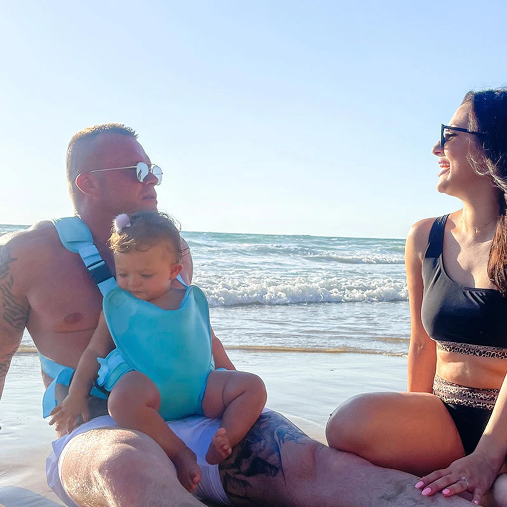 Baby Carrier Adjustable Innovative Carrier Use Both in Water & Land Infant Baby Hip Seat Carrier for Shopping Travelling - Image 4