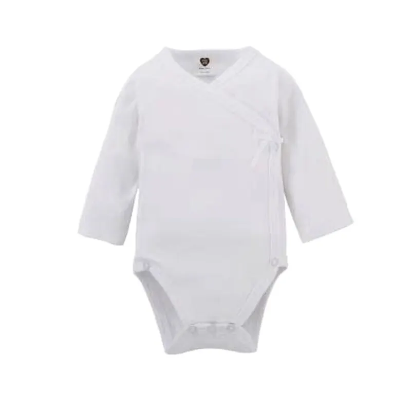 Baby Clothes Romper Baby Boys Clothes Girl Clothes Kids Long Sleeve 100% Cotton Overall White Baby Newborn Overalls Side Opening - Image 4