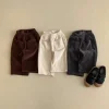 Baby Corduroy Harem Pants Autumn Winter Thicken Casual Pants Infant Toddler Solid Loose Pants Boy Girls Fashion Trousers