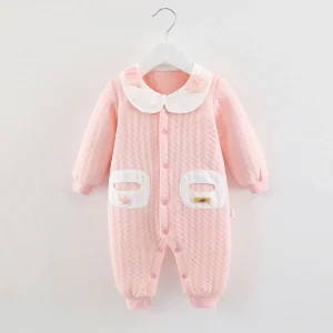 Baby Fall Winter Outdoor Cute Clothes 0-18 Monthas Newborn Pure Cotton Breathable Jumpsuit Toddler Boy Girl New Model Babygro