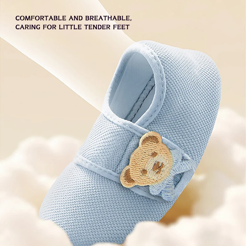 Baby First Socks Shoes Toddler Walker Infant Boys Girls Rubber Soft Sole Floor Barefoot Baby Casual Shoes Autumn Knit Booties - Image 2