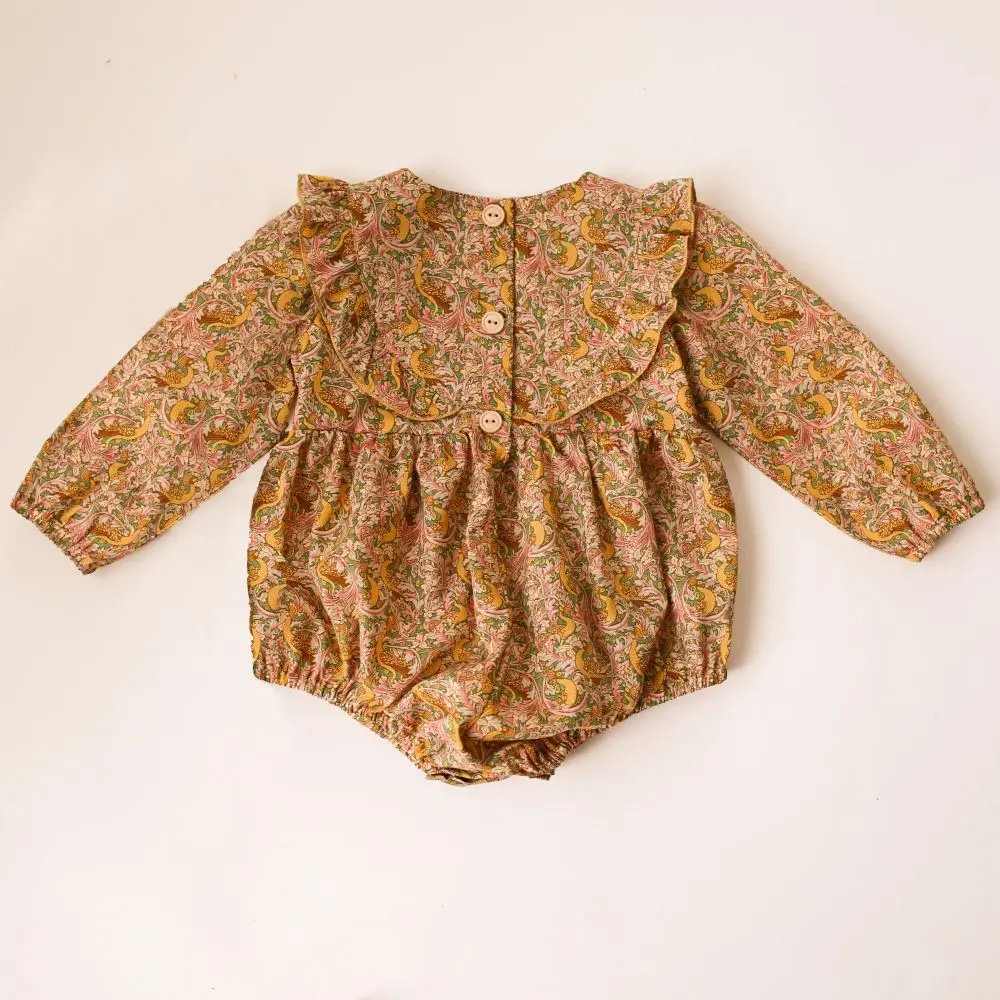 Baby Girl Clothes For 0-2Y Spring Soft Cotton Newborn Baby Girl Long Sleeves Romper Fashion Infant Clothing - Image 6