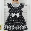 Baby Girl Summer Cute Polka Dot Bowknot Dress - Elegant Gentle Princess Style for Daily Outfits Valentine/Birthday Gift