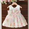 Baby Girl Summer Sweet Flower Tulle Puff Dress Gentle Princess Gown | Birthday & Valentine's Day Gift for 1st Birthday Party