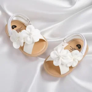 Baby Girls Sandals Summer Shoes Outdoor First Walker Toddler Girls Shoes for Summer
