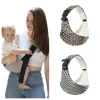 Baby Going Out Safety Carrier Simple Leopard Pattern Portable Front Hug Type Back Baby Out of the Baby Artifact Waist Stool