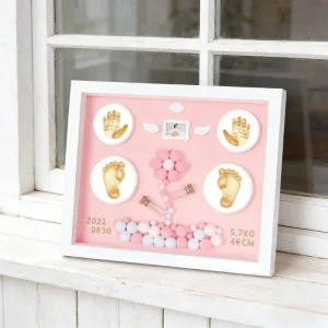 Baby Hand Print Footprint Imprint Kit Handprint Baby Mud And baby footprints Souvenirs Baby Hand And Foot Mold Hundred Days Gift