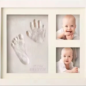 Baby Hands and Footprints Clay Photo Frame Create Lasting Memories with This Baby Hand and Footprints Kit Gifts for Boys Girls