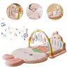 Baby Pedal Piano Fitness Stand Music Play Newborn Piano Crawling Blanket Early Educational Toys Play Mat 0-36 Months Baby Gifts