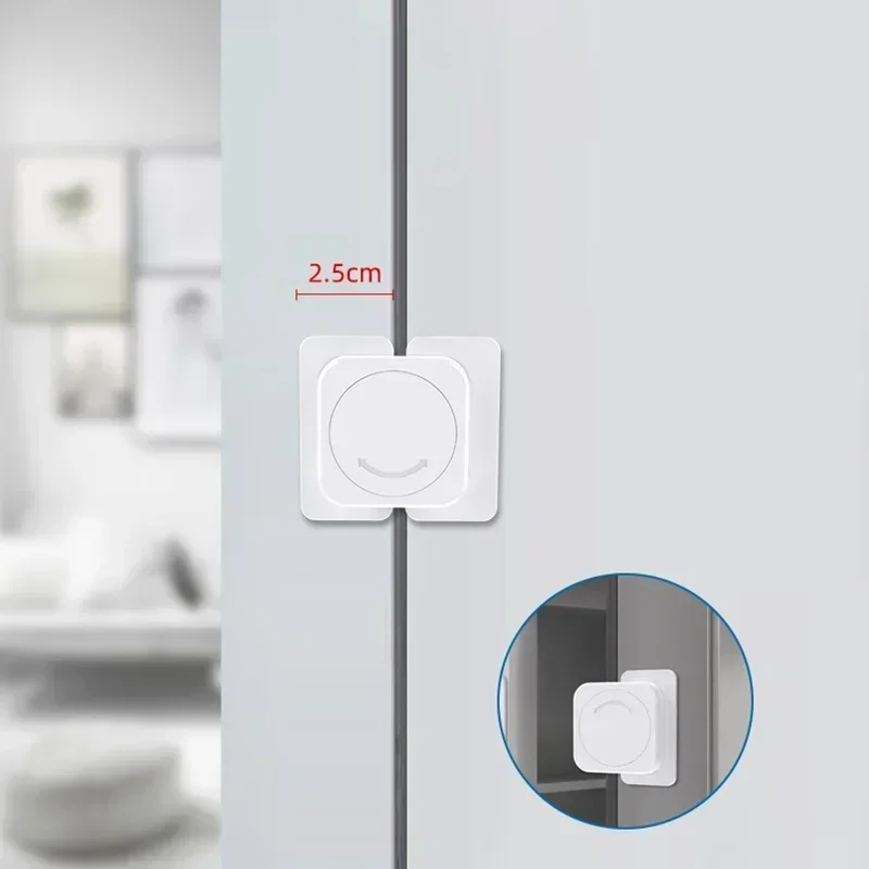 Baby Safety Lock Multifunctional Anti Open Cabinet Buckle Children Refrigerator Cabinet Door Lock Kids Home Security Protection - Image 2