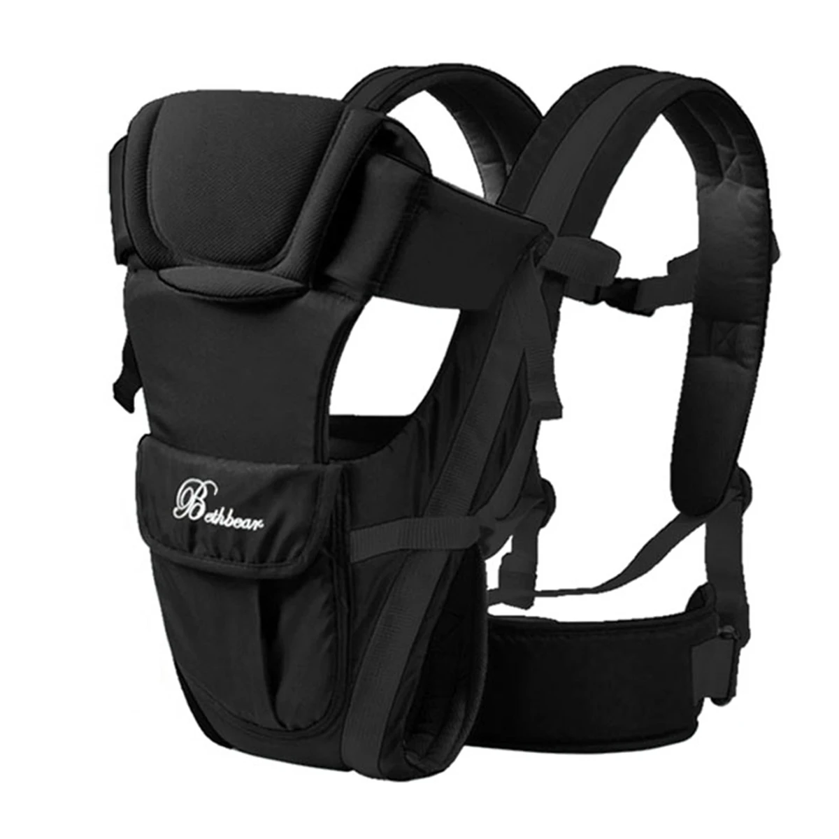 Baby Sling Carrier, 4-in-1 Ergonomic Baby Backpack Carrier, Easily Adjustable Baby Carrier Newborn to Toddler - Image 2