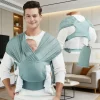 Baby Sling Wrap Stretchy Carrier For Newborn Infant Toddler Adjustable Belt Multifunctional Portable Breathable Travel Supplies