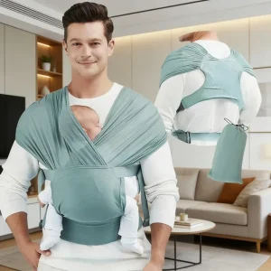 Baby Sling Wrap Stretchy Carrier For Newborn Infant Toddler Adjustable Belt Multifunctional Portable Breathable Travel Supplies