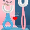 Baby Toothbrush Children 360 Degree U-shaped Child Toothbrush Teethers Soft Silicone Baby Brush Kids Teeth Oral Care Cleaning