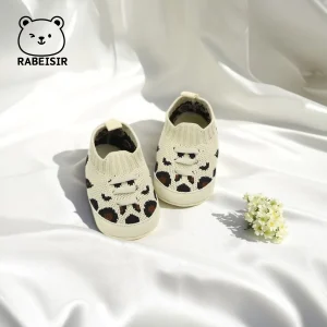 Baby walking shoes for boys and girls aged 0-1 and a half, indoor shoes for babies, breathable and non slip mesh shoes