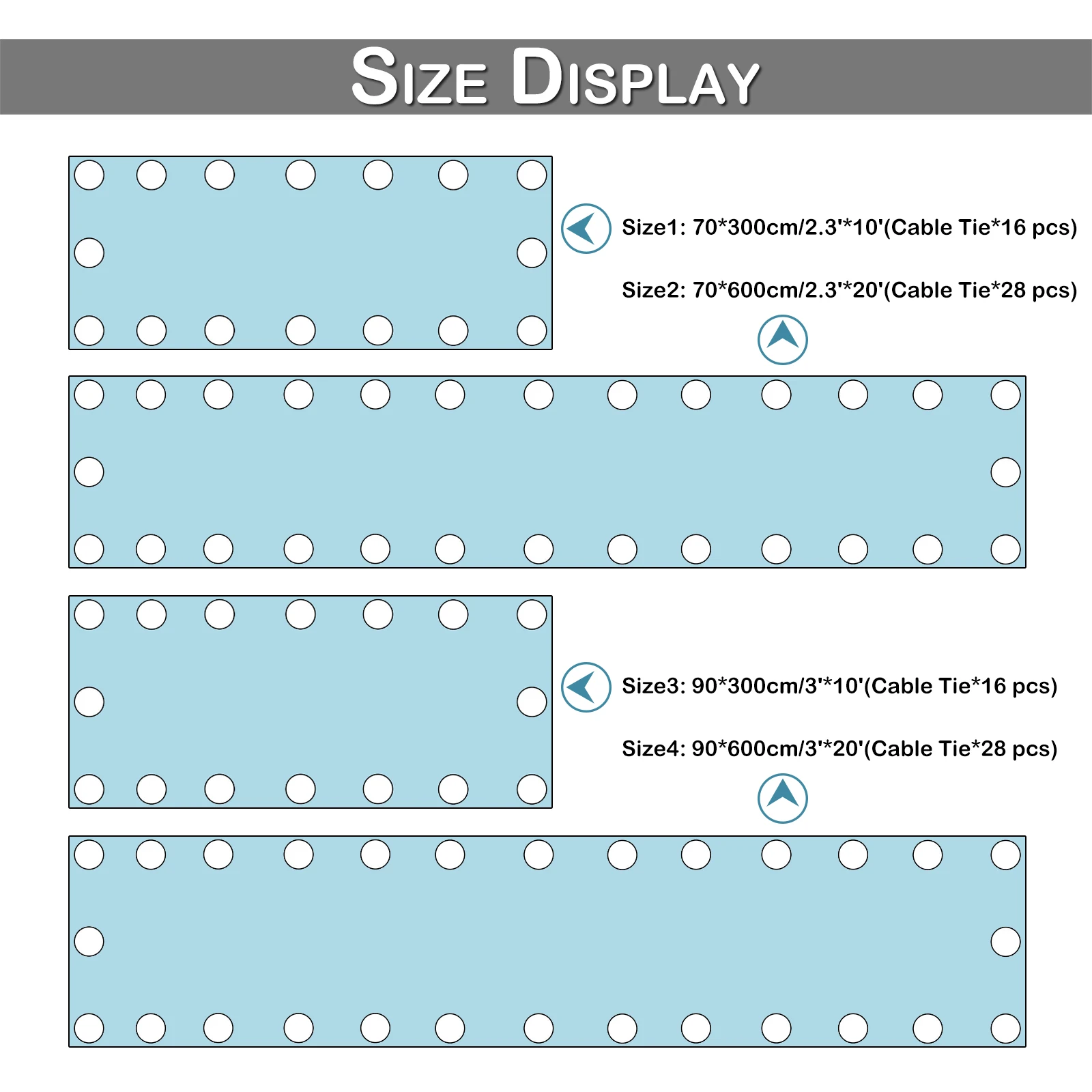 Balcony Privacy Screen Cover Fence Patio Waterproof Shade Cloth 70% UV Protection Shield Deck Shade Sail Garden Porch Pool Decor - Image 2