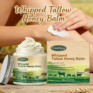 Beef Tallow Honey Body Cream Deep Moisturizing Nourishing For Dry Skin Daily Body Care Hydrating Non Greasy Skin Care Lotion