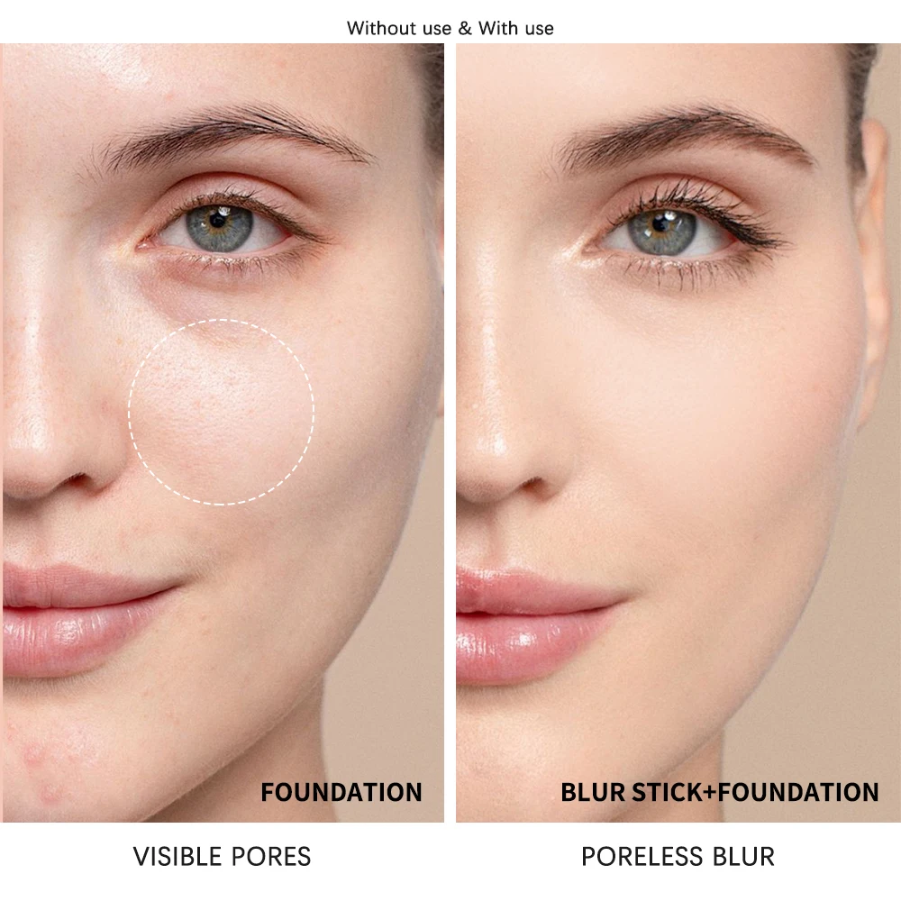 Blur Stick Invisible Pore Primer Waterproof Face Primer Makeup Base Oil-control Matte Smooth Fine Lines Isolation Barrier Primer - Image 5