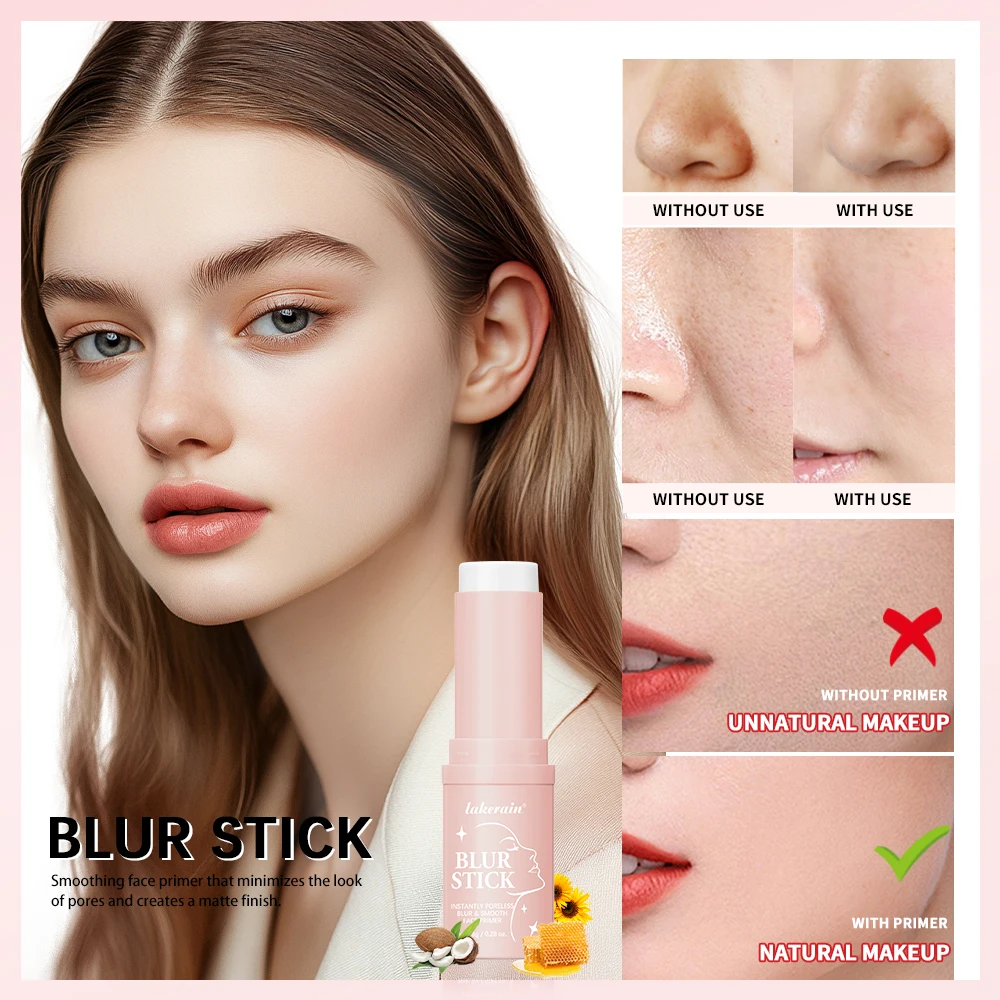 Blur Stick Invisible Pore Primer Waterproof Face Primer Makeup Base Oil-control Matte Smooth Fine Lines Isolation Barrier Primer - Image 6