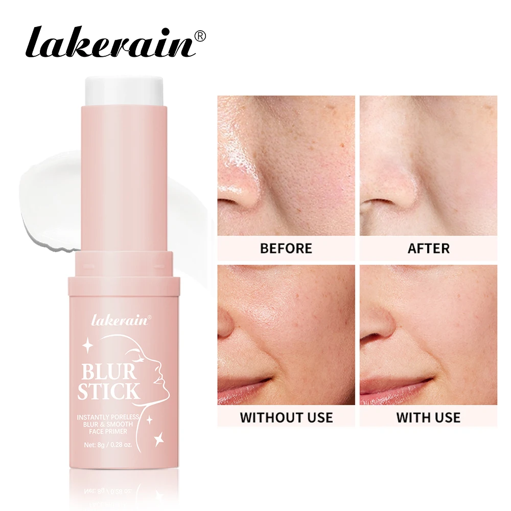 Blur Stick Invisible Pore Primer Waterproof Face Primer Makeup Base Oil-control Matte Smooth Fine Lines Isolation Barrier Primer
