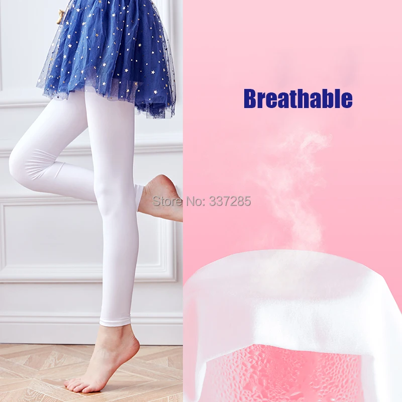 Boys Girls nine-point Ballet dance leggings Baby calf-length pants ankle-length Breathable child trousers Princess Kids Tights - Image 4