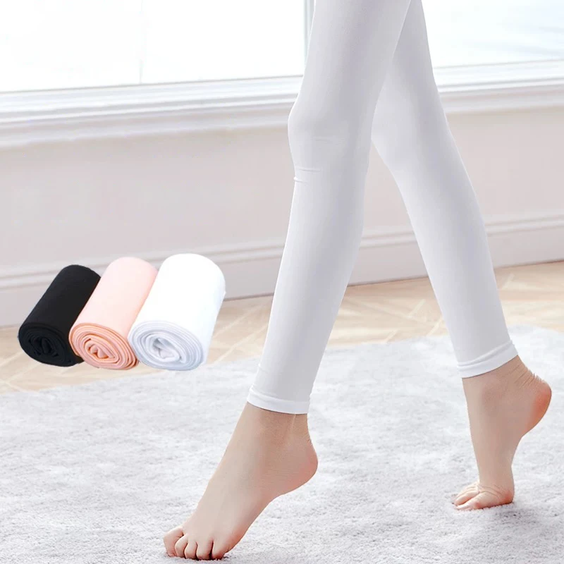 Boys Girls nine-point Ballet dance leggings Baby calf-length pants ankle-length Breathable child trousers Princess Kids Tights - Image 5