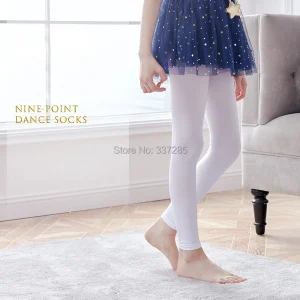 Boys Girls nine-point Ballet dance leggings Baby calf-length pants ankle-length Breathable child trousers Princess Kids Tights
