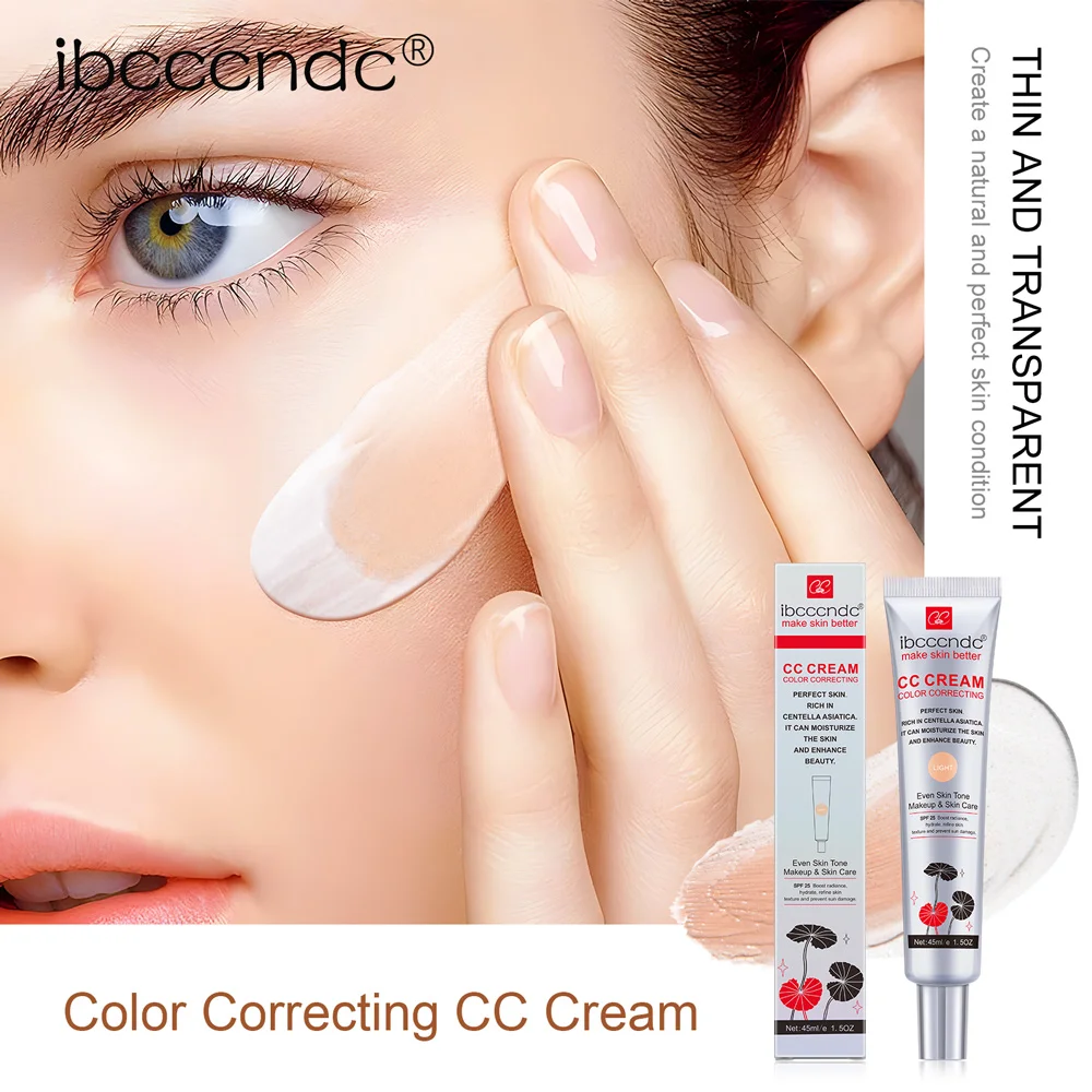 CC Cream Centella Correcting Makeup Before Moisturizing Waterproof Anti-sweat Concealer Lasting Women Makeup Foundation - Image 5
