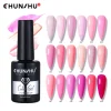 CHUNSHU Nail Gel Polish 10ml Semi Permanent Varnishes Pink Peach Nude Color Gel Soak Off Long Lasting UV Light Cure Nail Art DIY