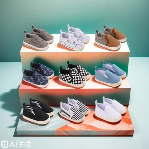Canvas Sneakers Baby Boys Girls Shoes First Walkers Infant Toddler Anti-Slip Soft Sole Classical Newborn Baby Shoes 0-18 Months