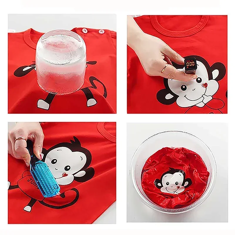 Cartoon Printed Clothing Pure Cotton Home Clothes 2 Piece Suits Toddler Fashion Cute Casual Tracksuits Contrast T-shirt+Shorts - Image 6