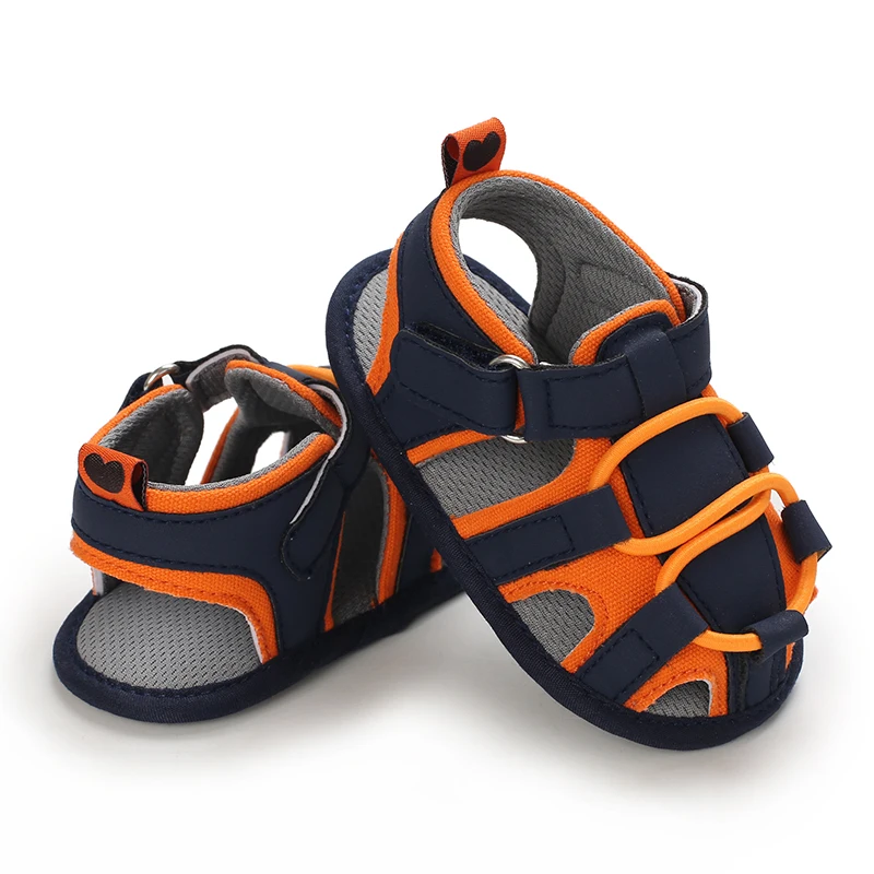 Casual Solid Color Breathable Sandals For Baby Boys Lightweight Comfortable Anti Slip Sandals For Indoor Outdoor Spring/Summer - Image 2