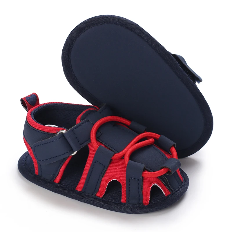Casual Solid Color Breathable Sandals For Baby Boys Lightweight Comfortable Anti Slip Sandals For Indoor Outdoor Spring/Summer - Image 6