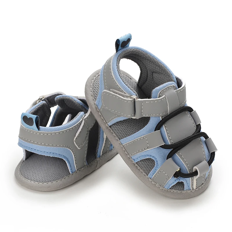 Casual Solid Color Breathable Sandals For Baby Boys Lightweight Comfortable Anti Slip Sandals For Indoor Outdoor Spring/Summer - Image 3