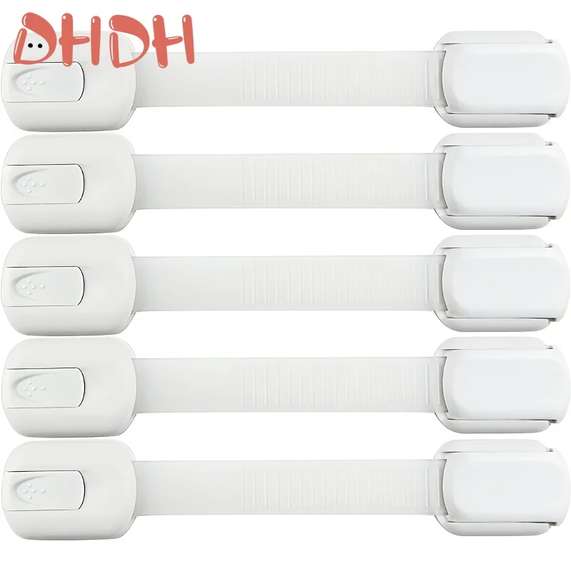 Child Lock Children Protection Baby Safety Lock for Cabinets and Drawers Toilet Fridge & More Adjustable length