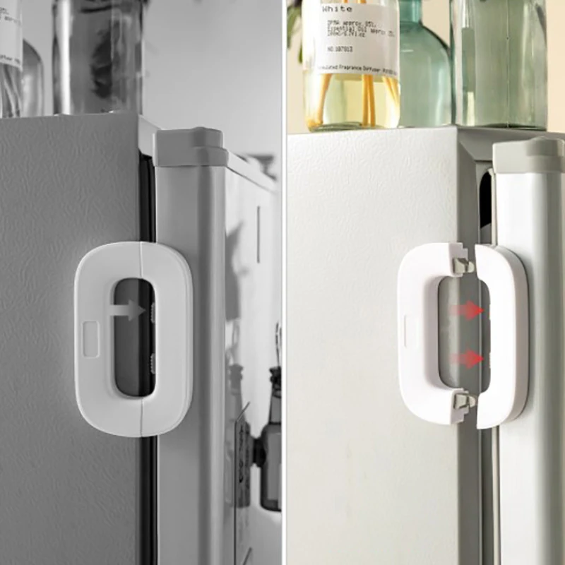 Child Safety Locks Home Refrigerator Lock for Kids Security Protection Baby Anti-Pinch Hand Refrigerators Door Dedicated Buckles - Image 2