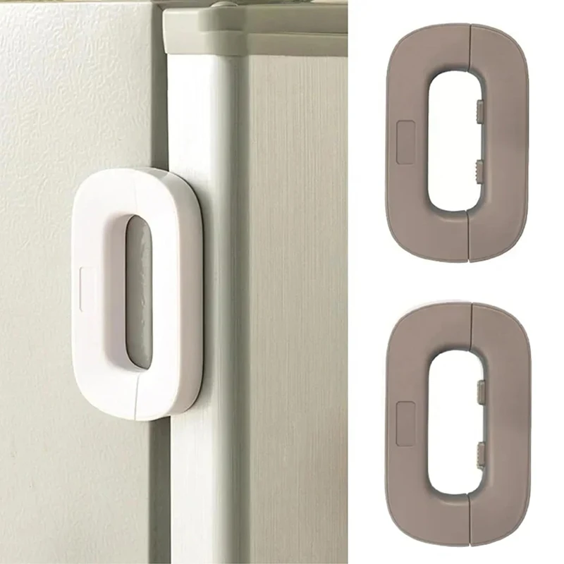 Child Safety Locks Home Refrigerator Lock for Kids Security Protection Baby Anti-Pinch Hand Refrigerators Door Dedicated Buckles - Image 3