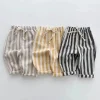 Children Clothing Spring Summer Kids Soft Comfortable Striped Jogger Pants Newborn Baby Loose Trousers for Toddler Boys Girls