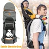 Children's Back Rack Saddle Shoulder Seat Bag Kids For Travel Back Shoulder Bar Strap Dad Hiking Shoulder Mount Baby Carrier