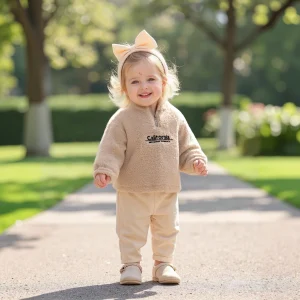 Children's Long-Sleeved Top Spring And Autumn Monogram Baby Boys And Girls Sweatshirt Simple Casual Baby Clothes