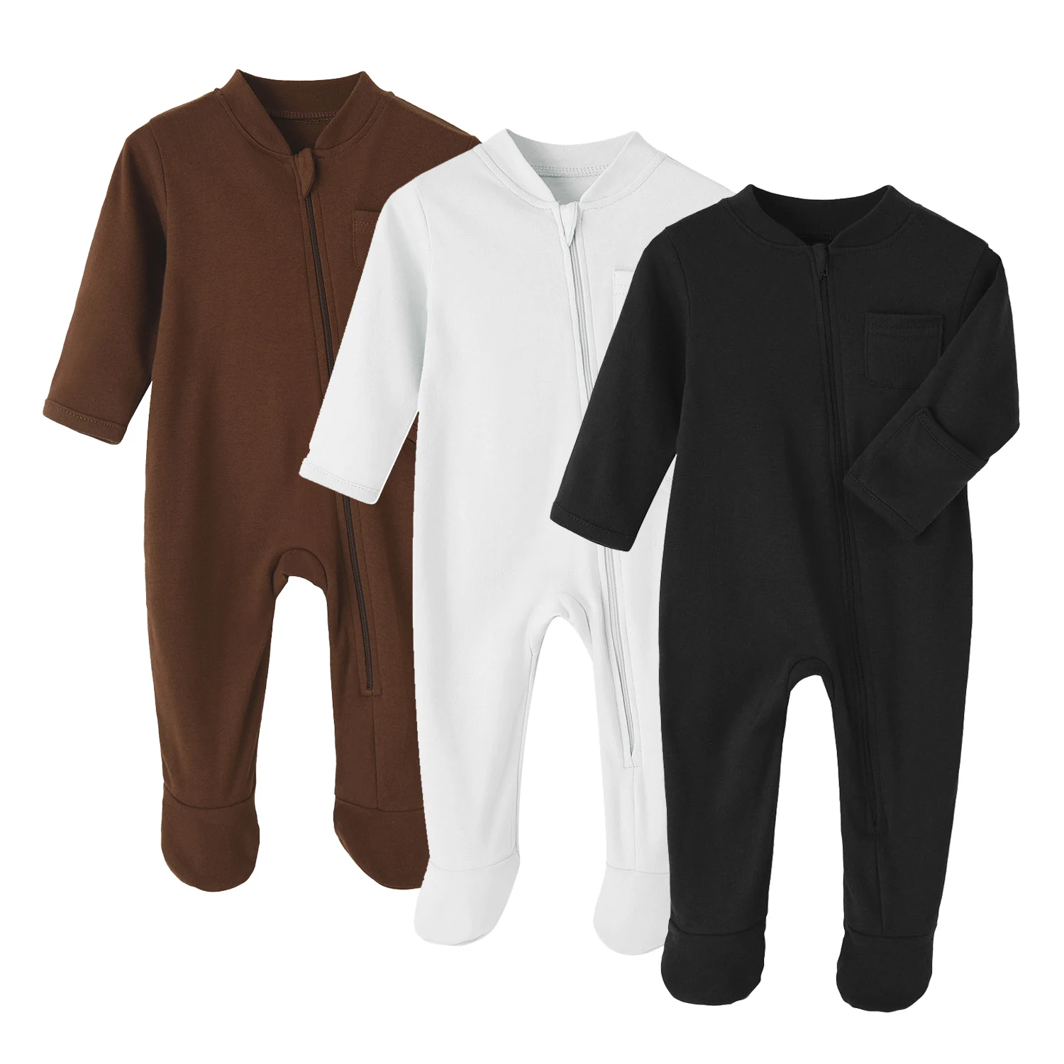 Cotton Baby Romper Newborn Jumpsuit Zipper Sleepsuit INS Pajamas Sleepwear Sleeper Autumn Spring Ropa De Bebe Grows Growing